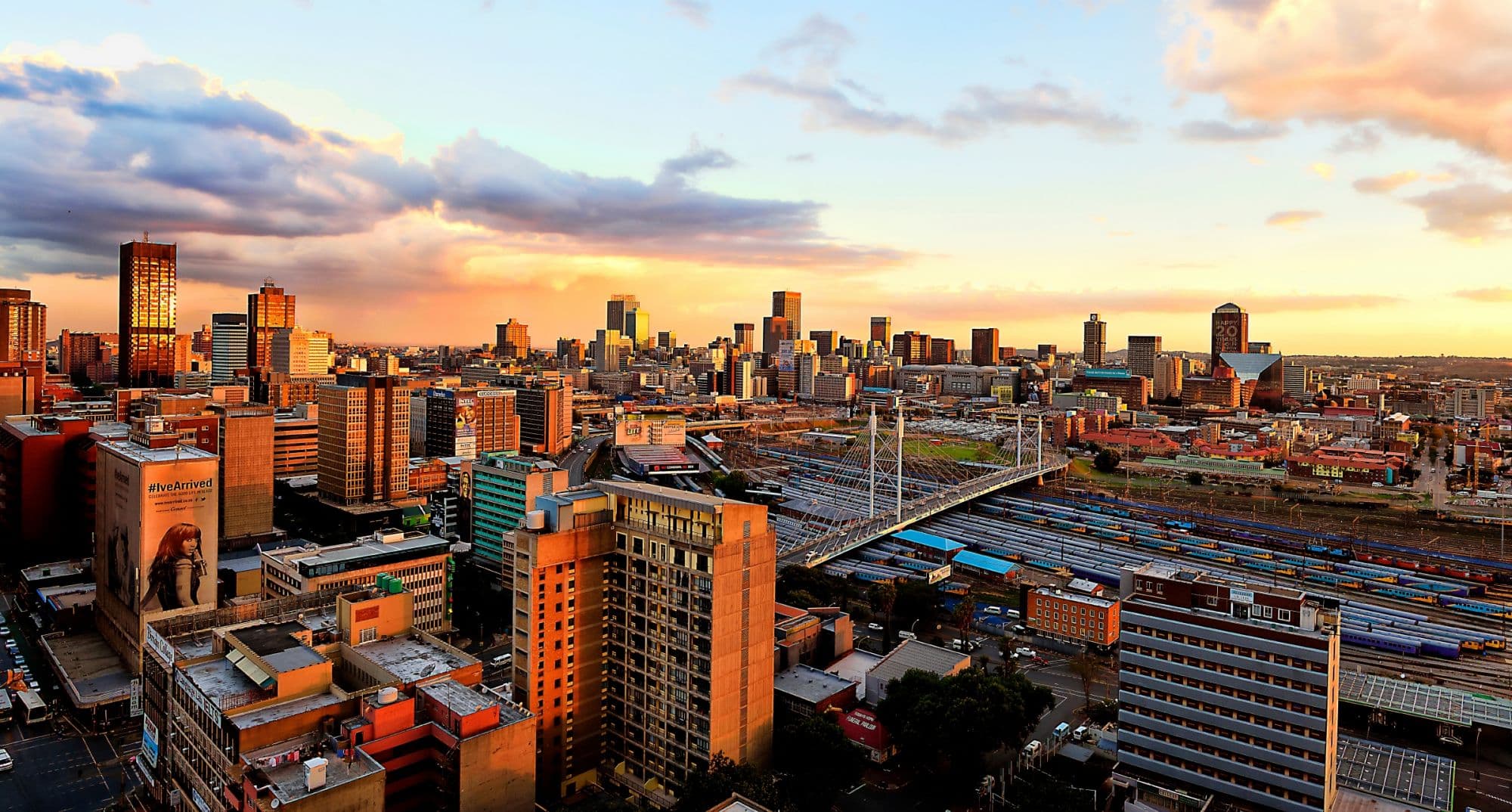 Hero image - Johannesburg city skyline